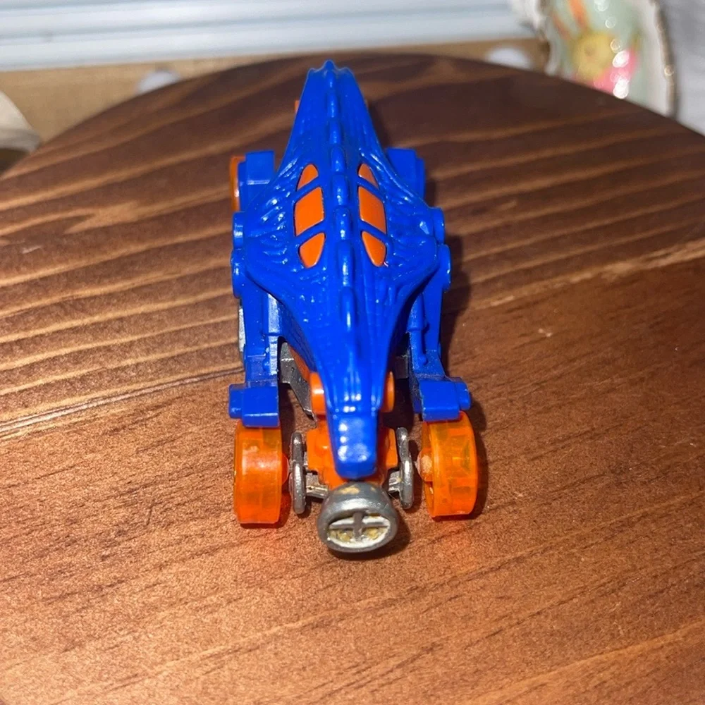 Vintage 1985 - Hot Wheels Cars- DOUBLE DEMON Blue and Orange.